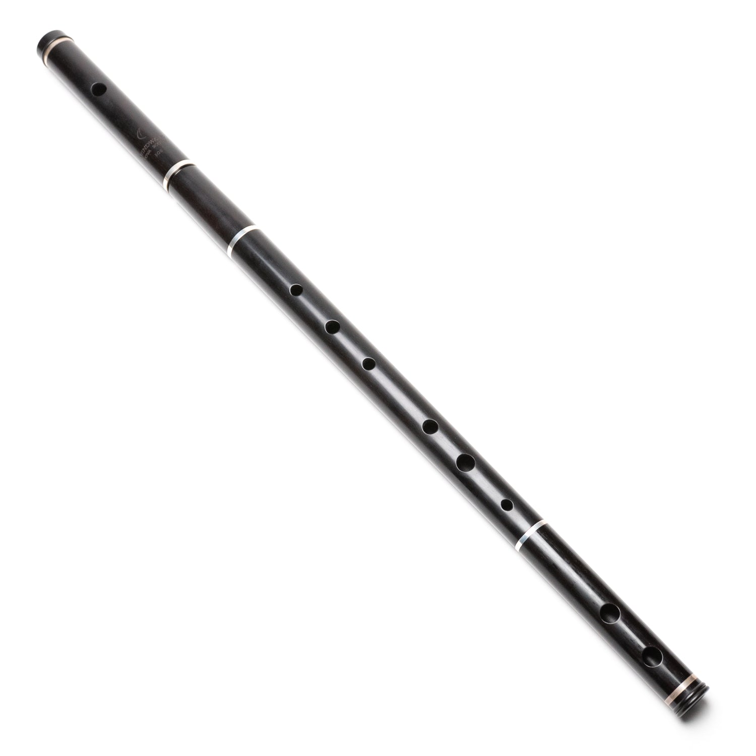 Windward Blackwood & Silver Pratten with Custom Case & Cover