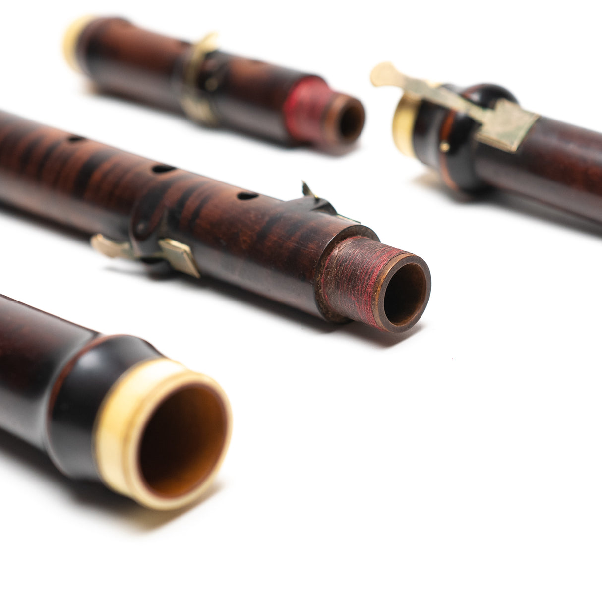 Anonymous 19th Boxwood & Ivory 4-Key Flute