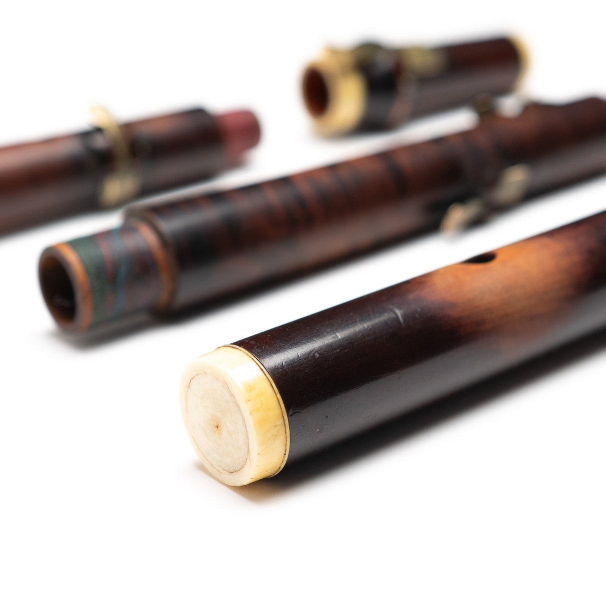 Anonymous 19th Boxwood & Ivory 4-Key Flute