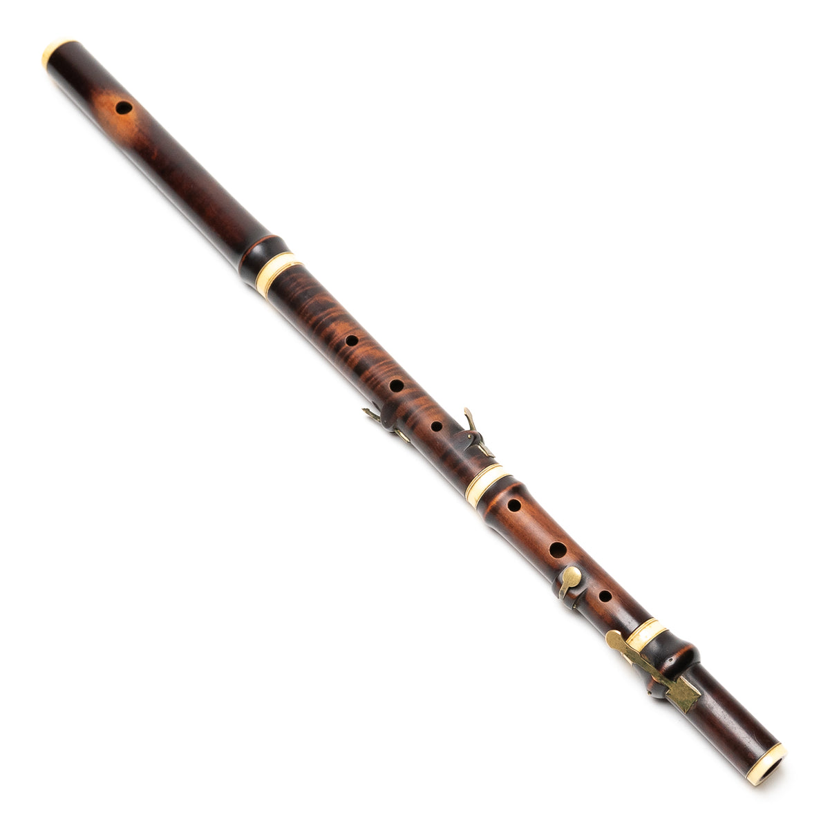 Anonymous 19th Boxwood & Ivory 4-Key Flute
