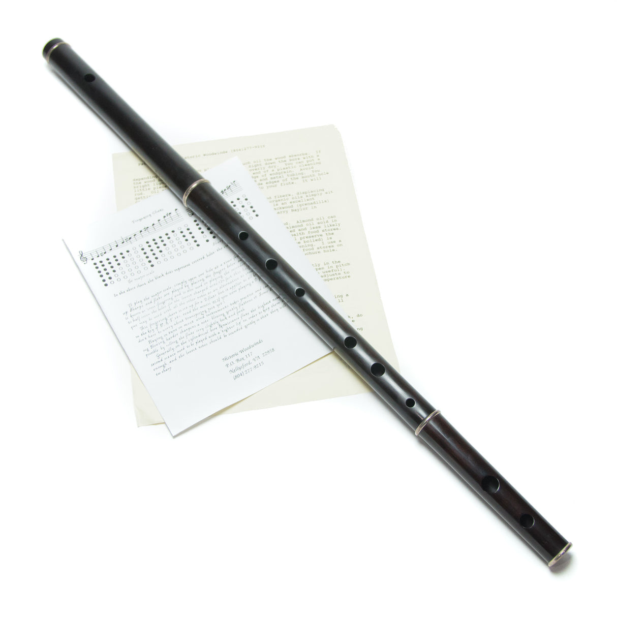 Keyless Olwell Blackwood Flute