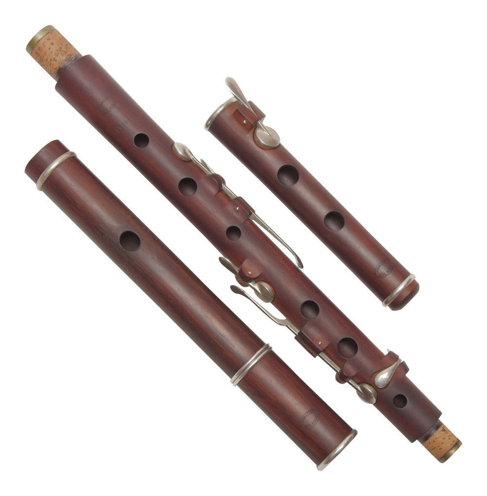 Left Handed 6 Key Hammy Hamilton D Flute in Mopane