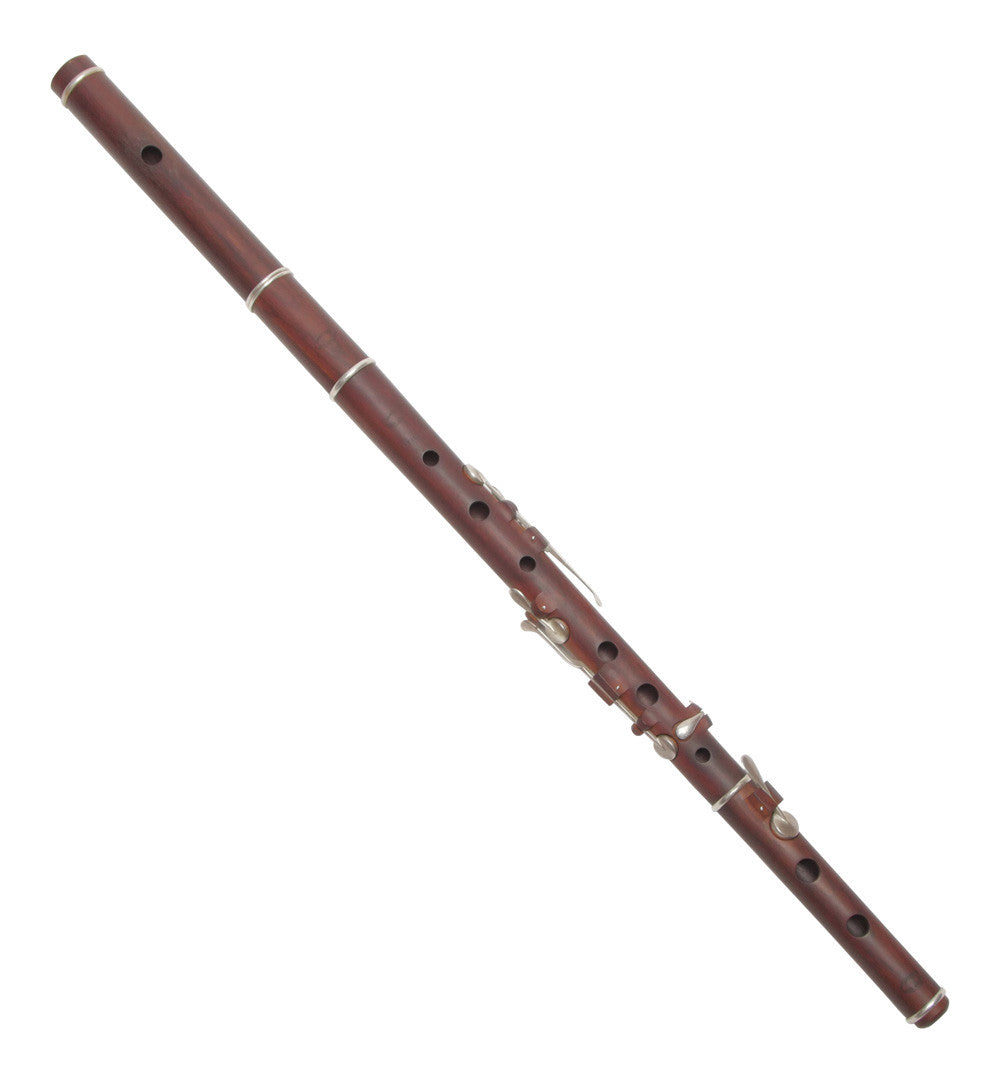 Left Handed 6 Key Hammy Hamilton D Flute in Mopane