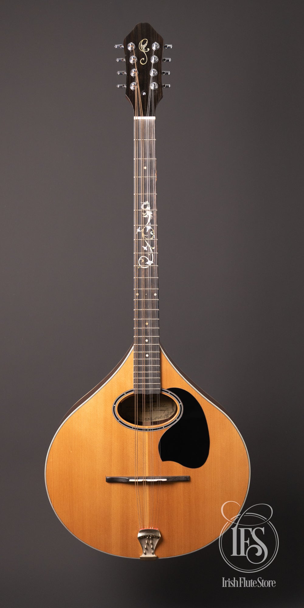 Crump B-III Irish Bouzouki with Pickup and Dragon Inlay