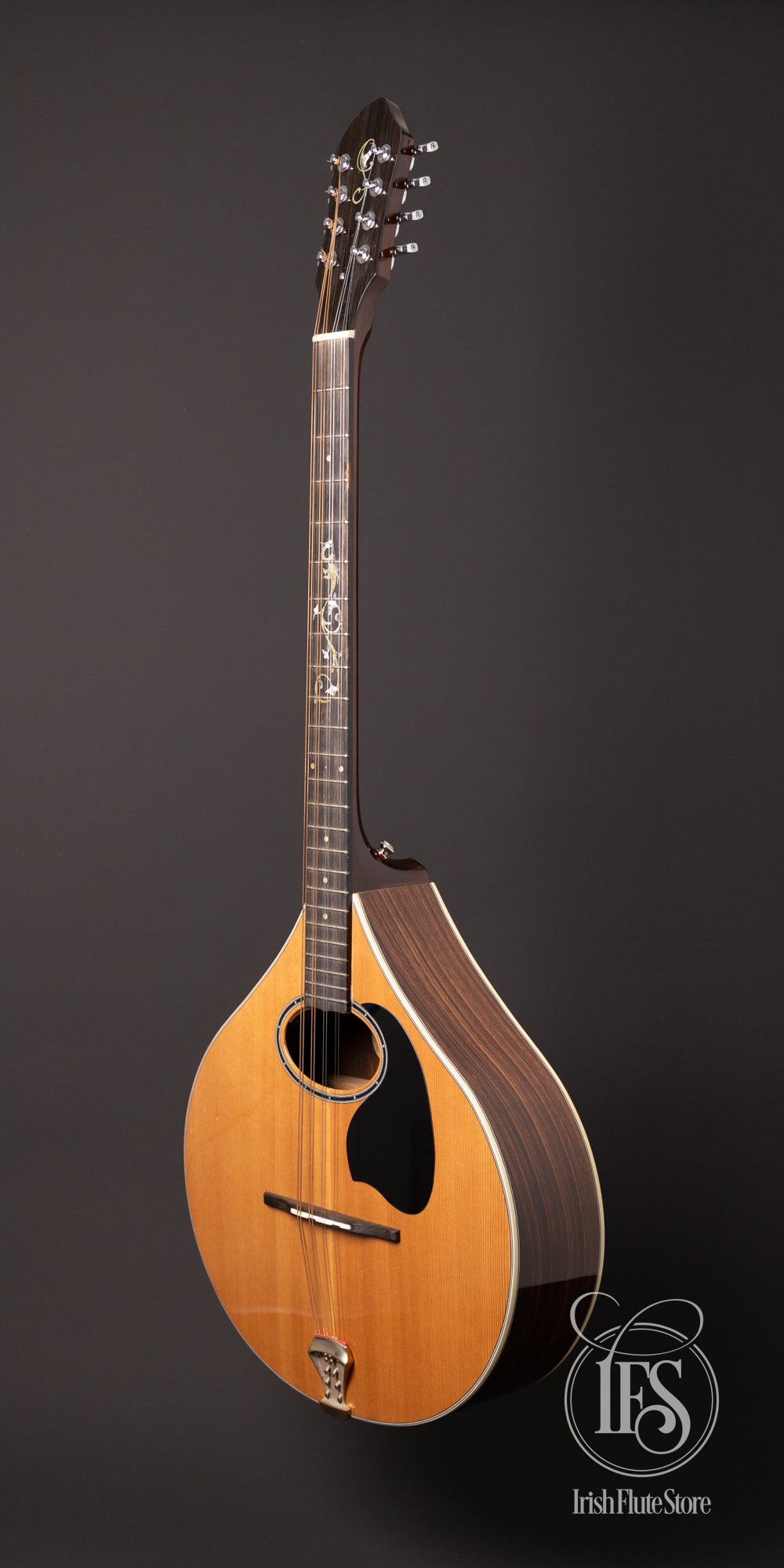 Crump B-III Irish Bouzouki with Pickup and Dragon Inlay