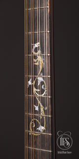Crump B-III Irish Bouzouki with Pickup and Dragon Inlay