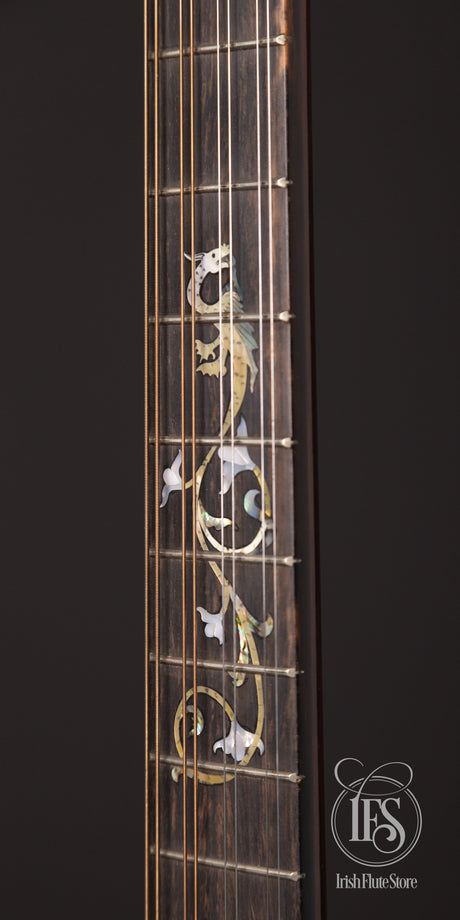 Crump B-III Irish Bouzouki with Pickup and Dragon Inlay