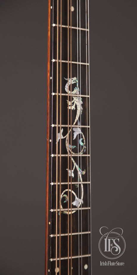 Crump B-III Irish Bouzouki with Pickup and Dragon Inlay