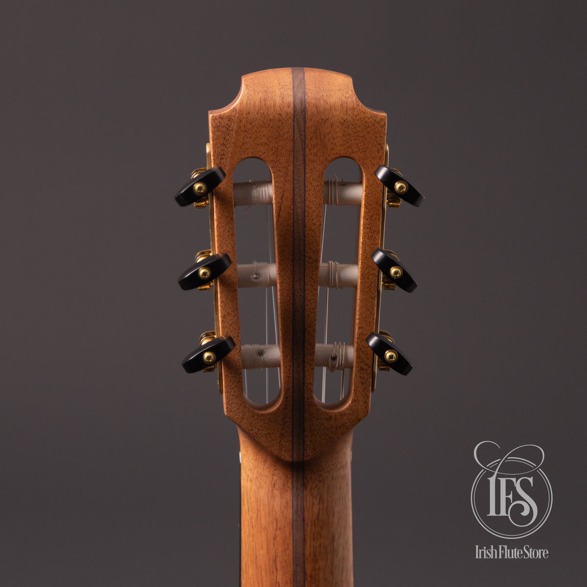 Back of the slotted headstock on the Lowden S-25J