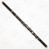 Michael Grinter Blackwood & Silver Large Hole Rudall 6-Key, D