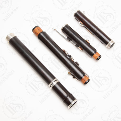 Jay Ham Cocobolo & Silver Large Hole Rudall 8-Key, D