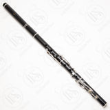 John Gallagher Blackwood & Silver Large Hole Rudall 8-Key, D