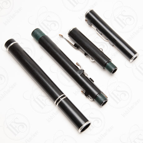 John Gallagher Blackwood & Silver Large Hole Rudall 8-Key, D