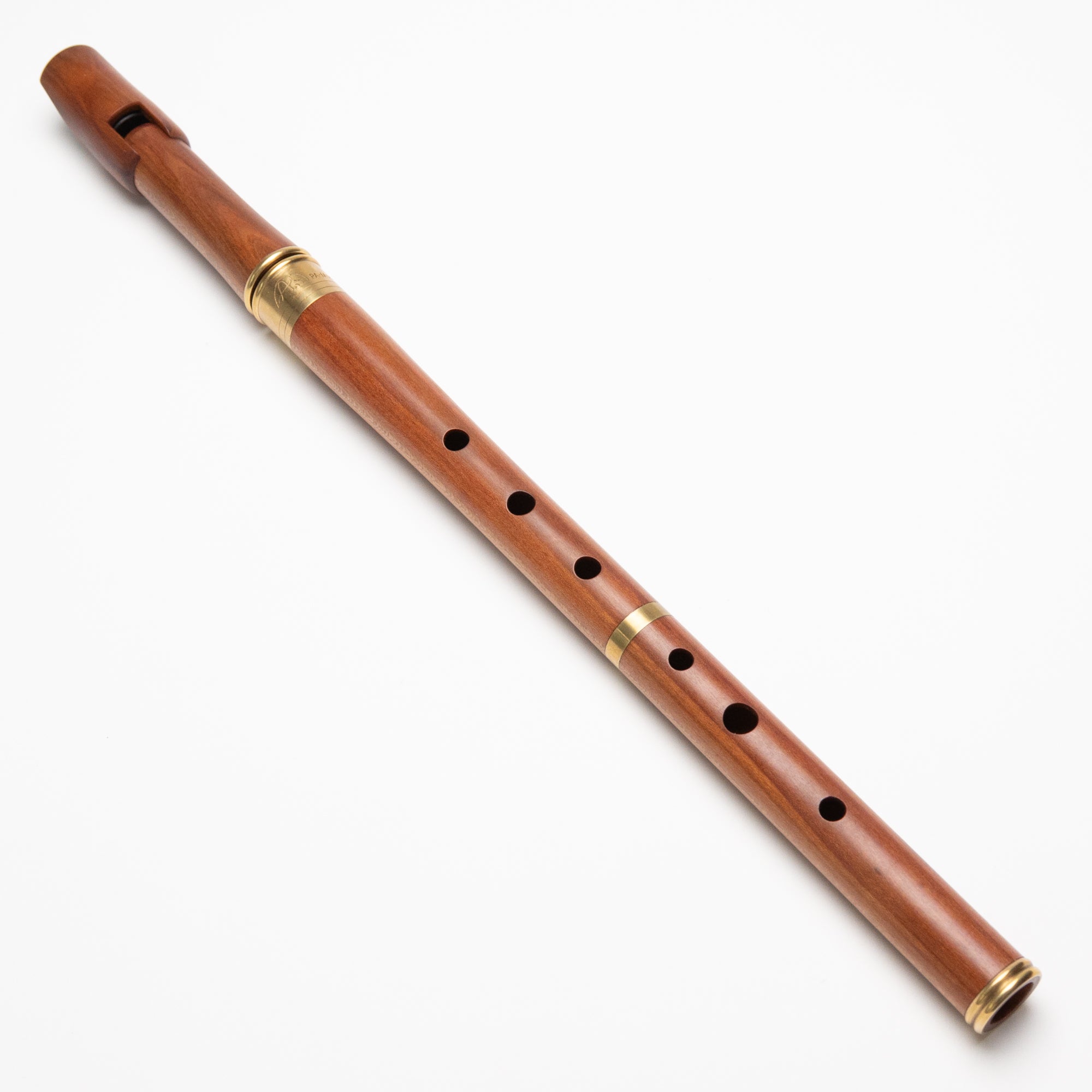 PA Music Low G Whistle in Pear Wood and Brass