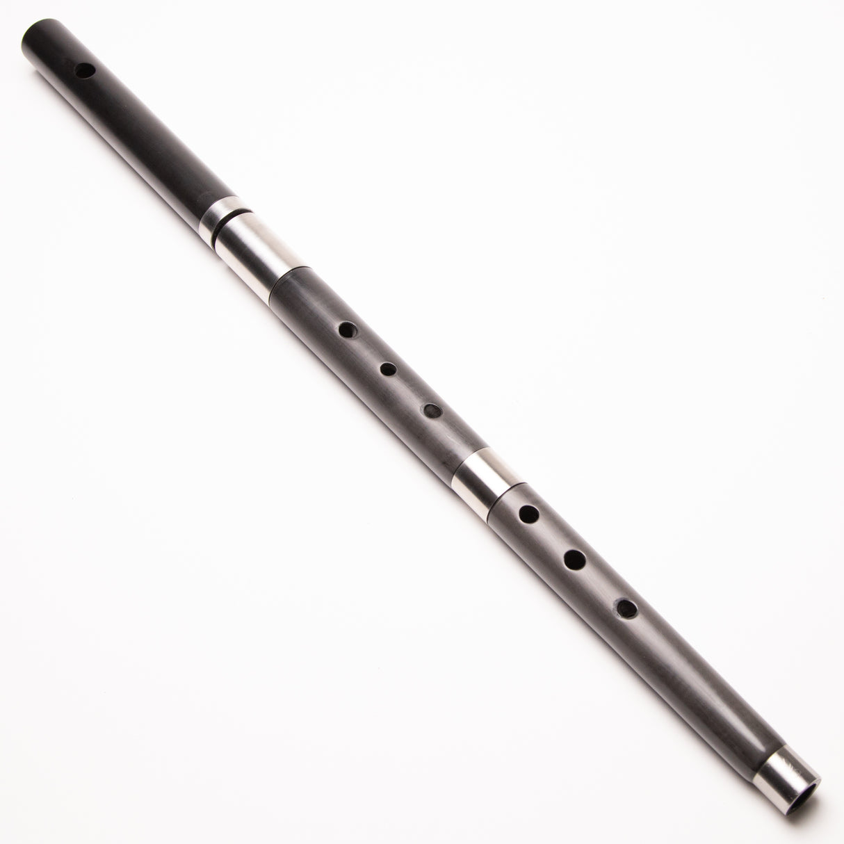 Carbony Silver-Flute-Spacing 3-Piece Irish Flute