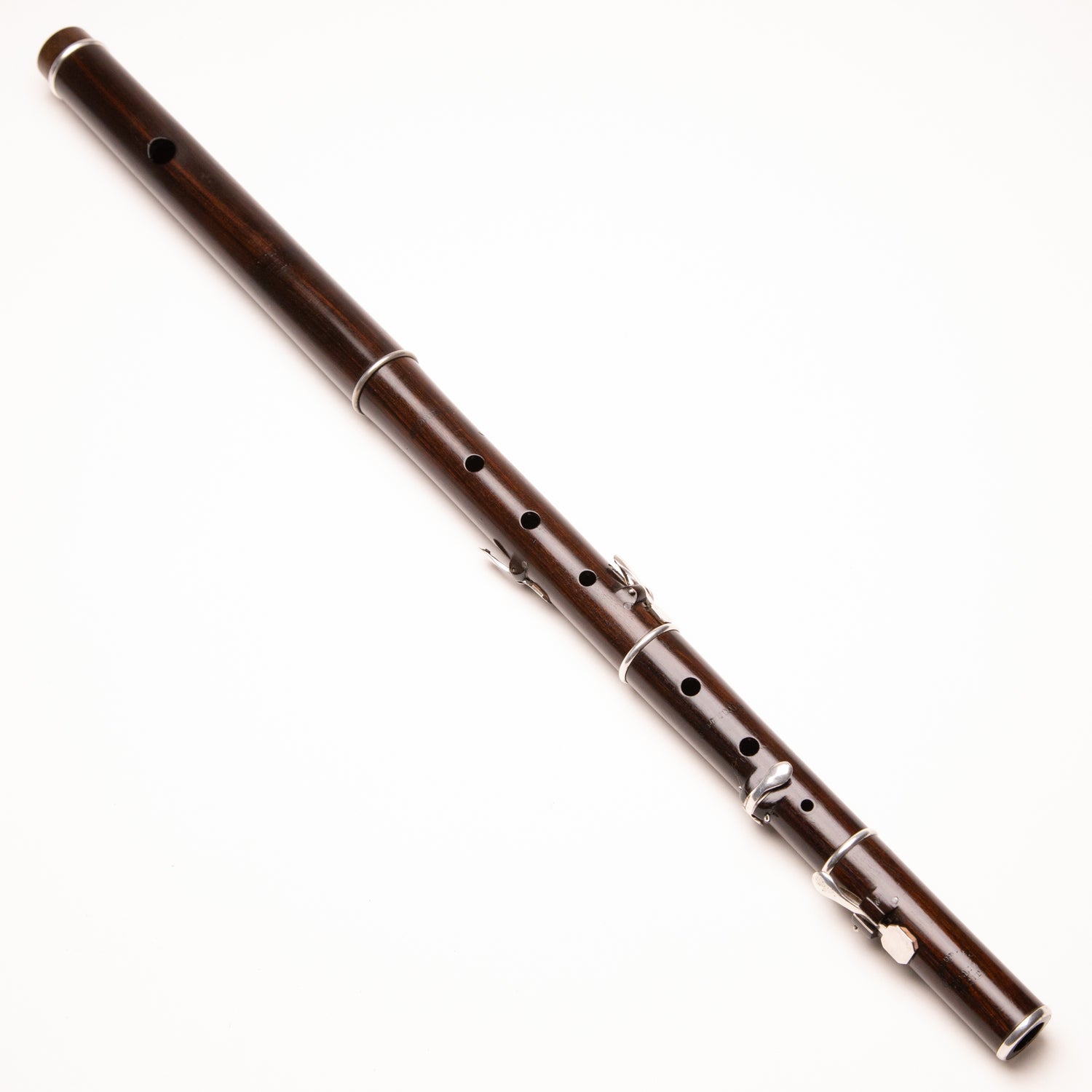 George Rudall Cocus & Silver 4-Key F Flute – Irish Flute Store