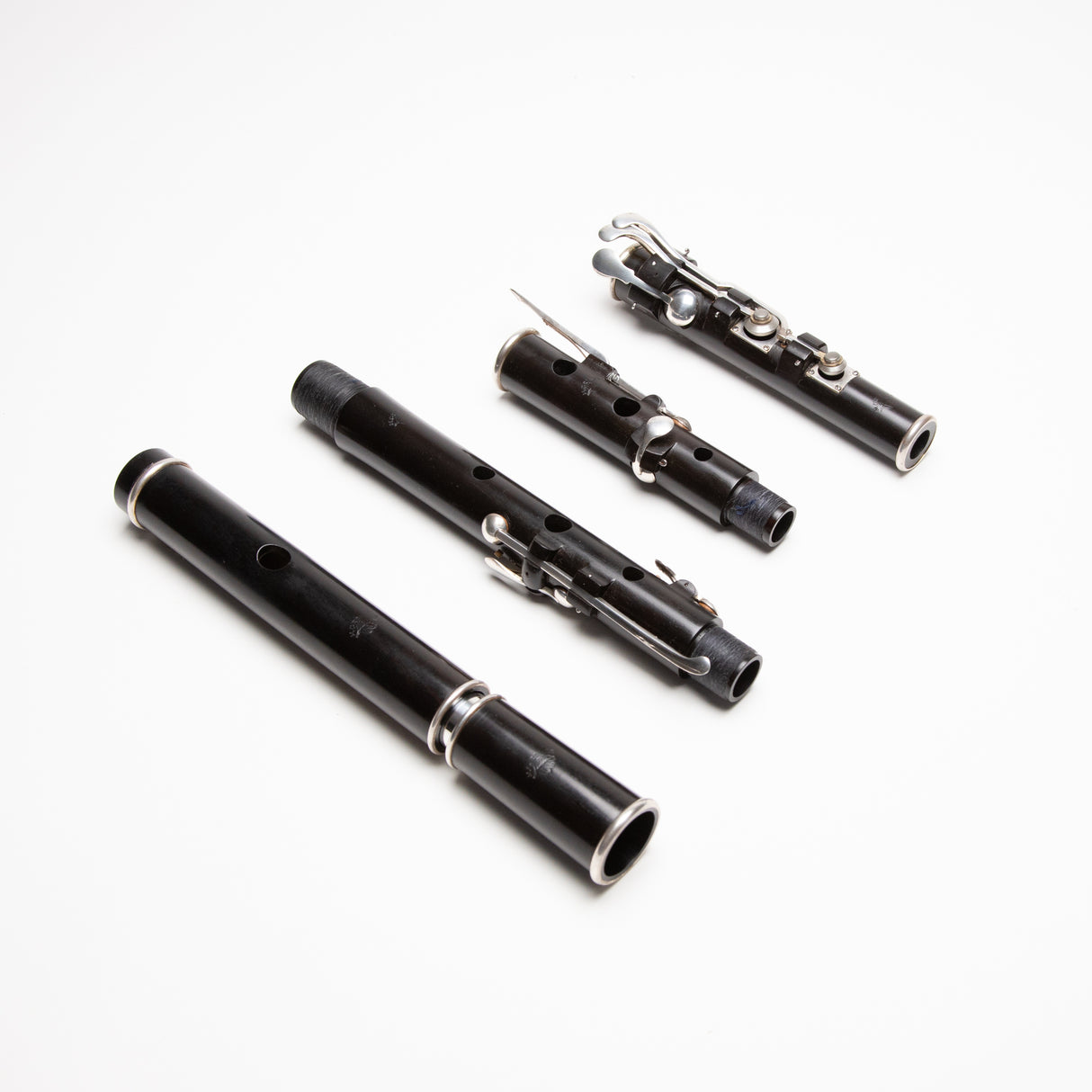 Grinter Blackwood & Silver 8-Key Large Hole Rudall