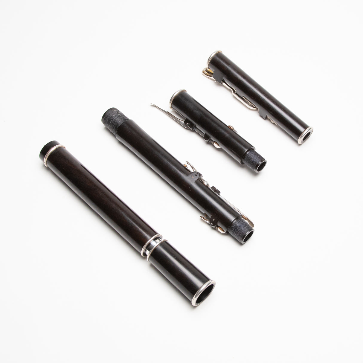 Grinter Blackwood & Silver 8-Key Large Hole Rudall