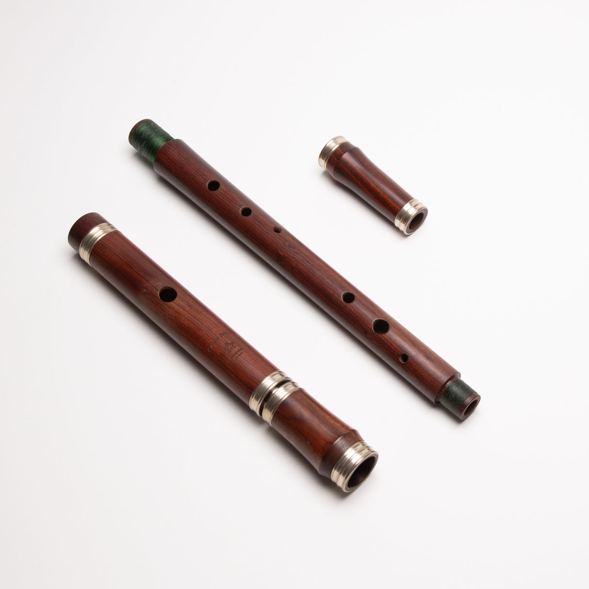 Casey Burns Small Handed Mopane Keyless Flute in D