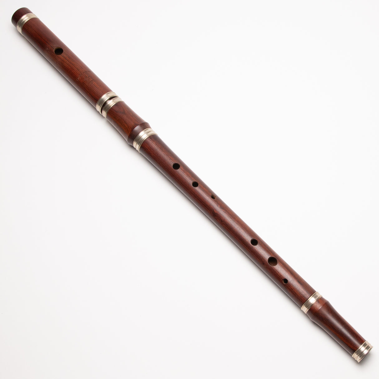 Casey Burns Small Handed Mopane Keyless Flute in D