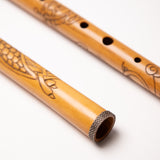 Martin Doyle Boxwood Carved Celtic Crane Flute