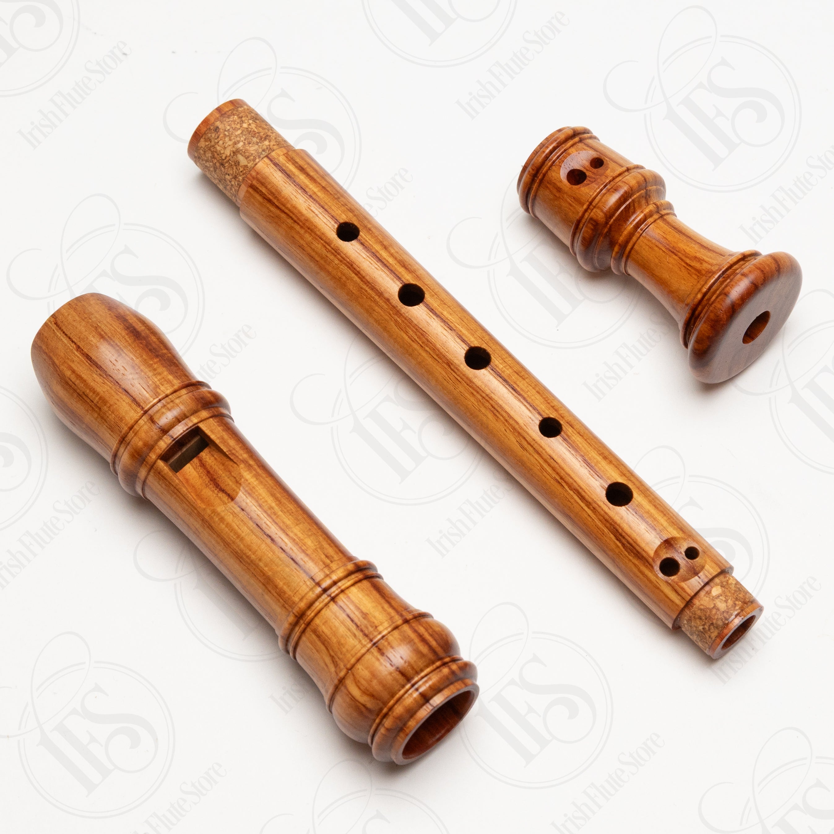 H. C. Fehr Model IV Tulipwood Soprano Recorder, C – Irish Flute Store
