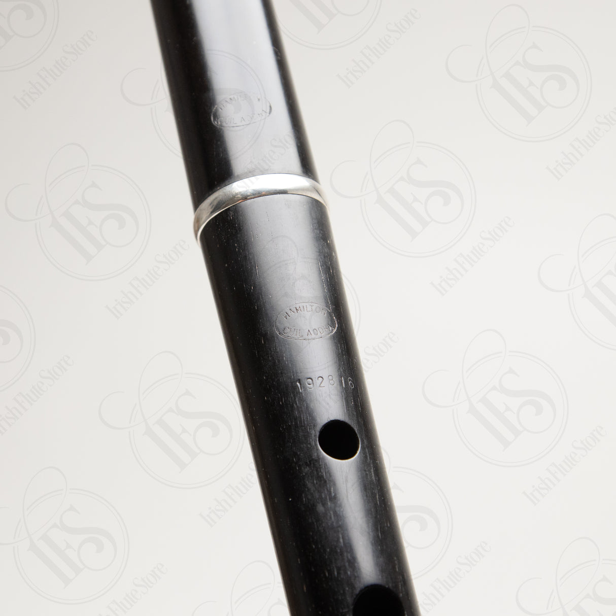 Hammy Hamilton Blackwood & Silver Keyless Eb