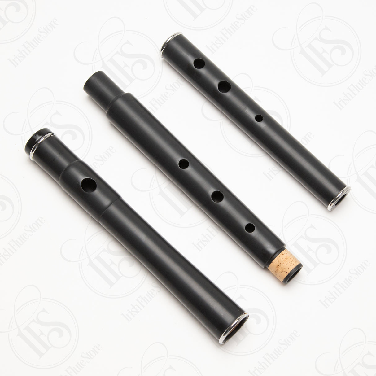 UIFP Rudall Oval Embouchure Inline D Pieces Front