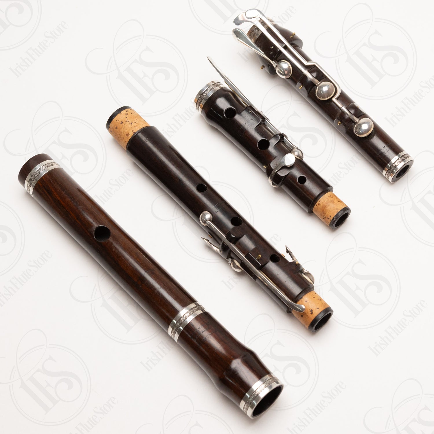 Milhouse Cocus & Silver 8-Key, D – Irish Flute Store