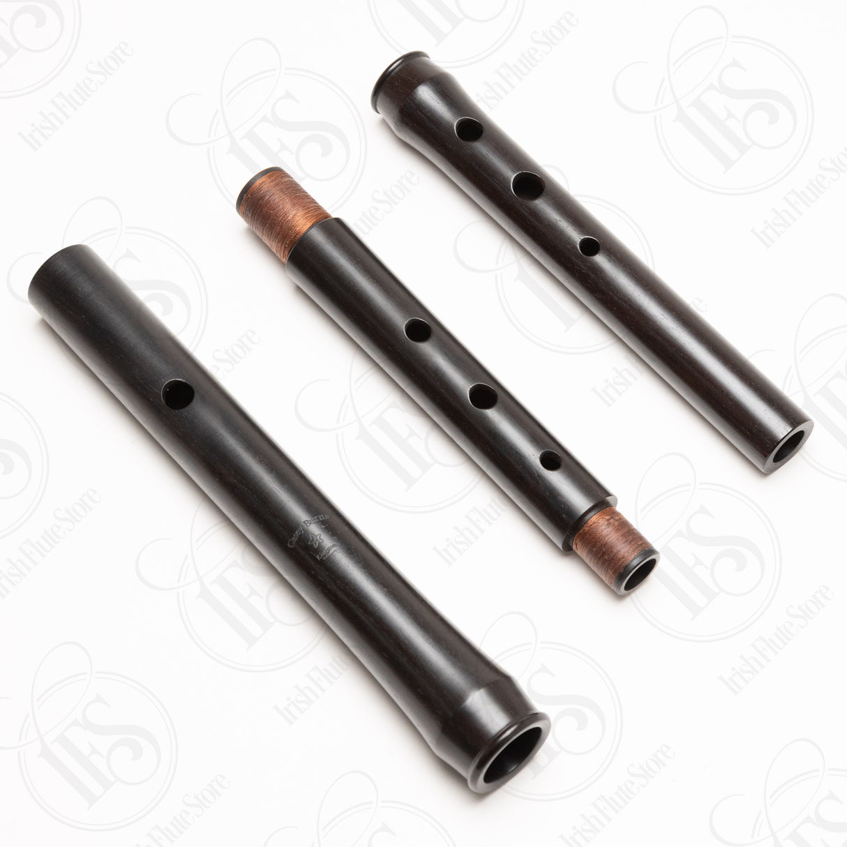 Casey Burns Blackwood Large Hole Folk Flute, D