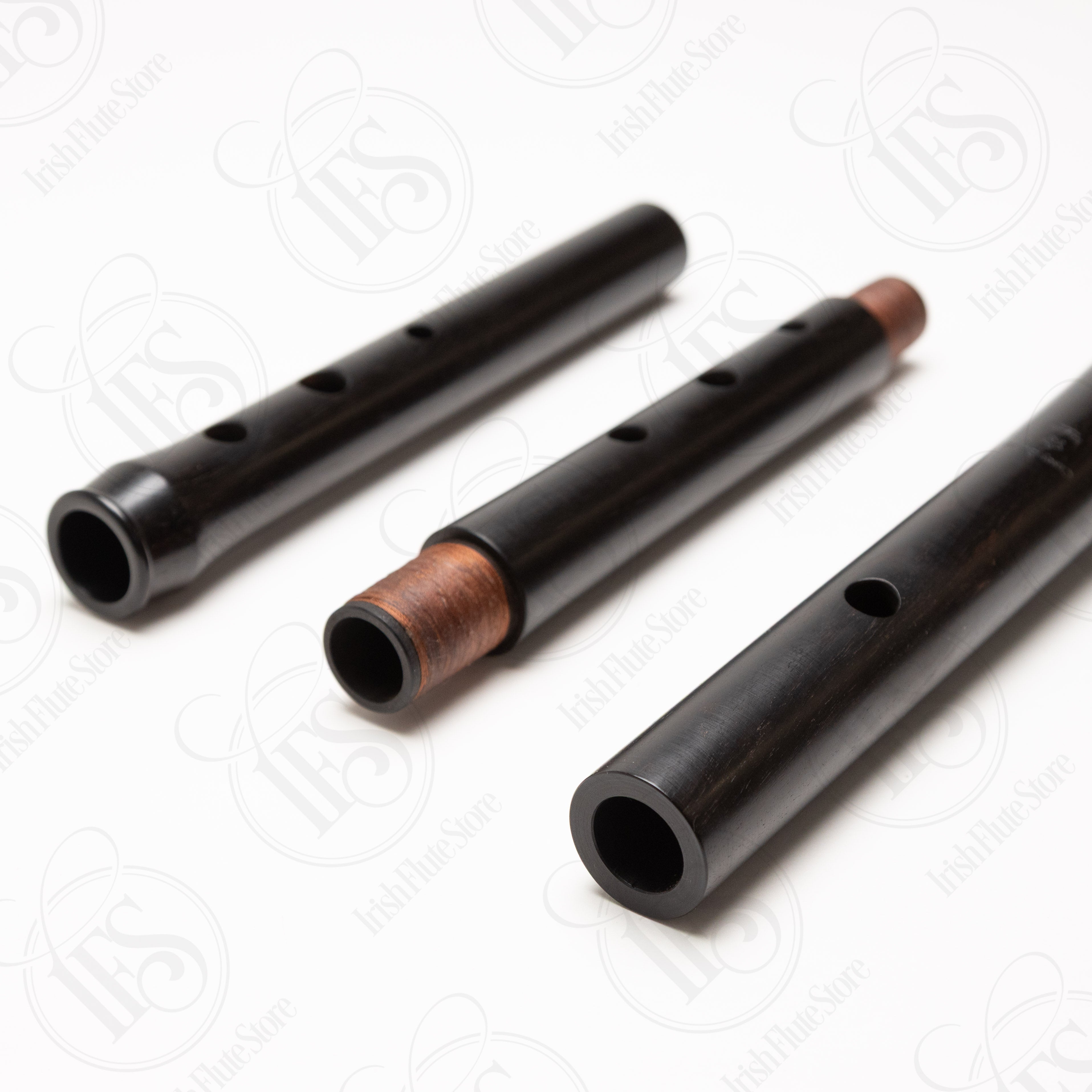 Casey Burns Blackwood Large Hole Folk Flute, D – Irish Flute Store