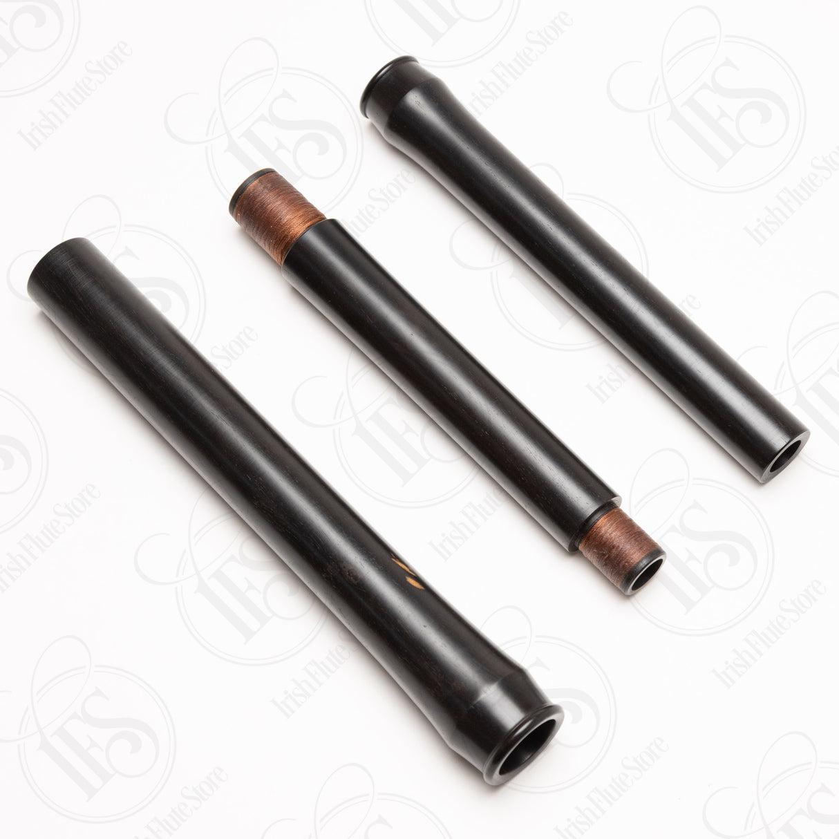 Casey Burns Blackwood Large Hole Folk Flute, D