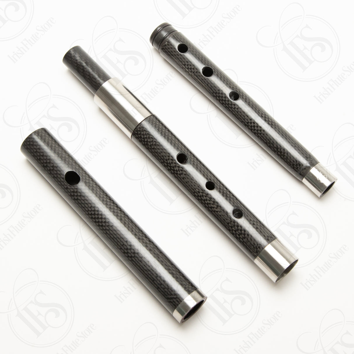 Carbony Silver Flute Spacing Irish Flute, D