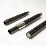 Carbony Silver Flute Spacing Irish Flute, D