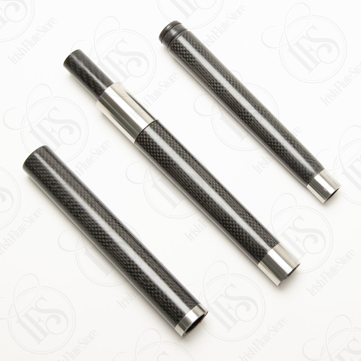 Carbony Silver Flute Spacing Irish Flute, D