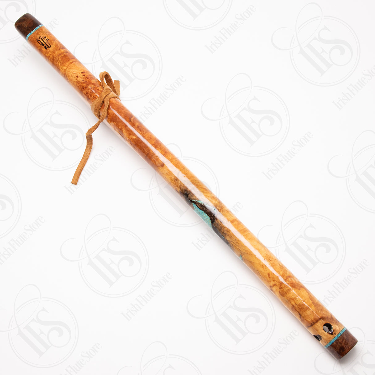 Woodsounds Cedar & Turqoise F# Native American Flute