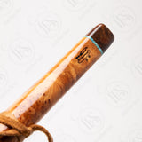 Woodsounds Cedar & Turqoise F# Native American Flute