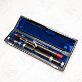 Casey Burns Blackwood & Silver Large-Hole, D