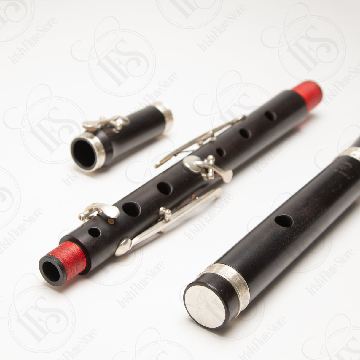 Casey Burns Blackwood & Silver Large-Hole, D