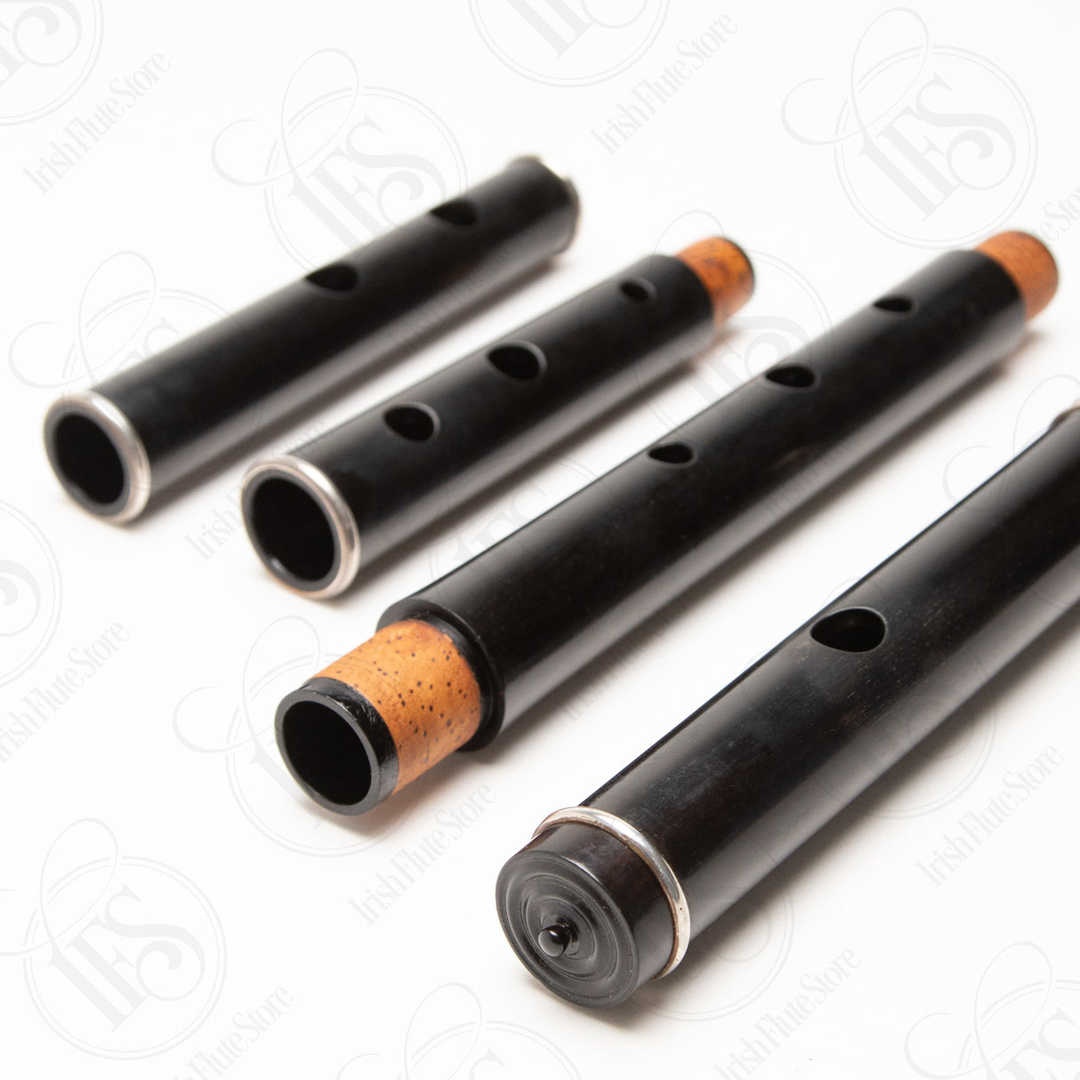 Pat Olwell Blackwood & Silver Keyless, D