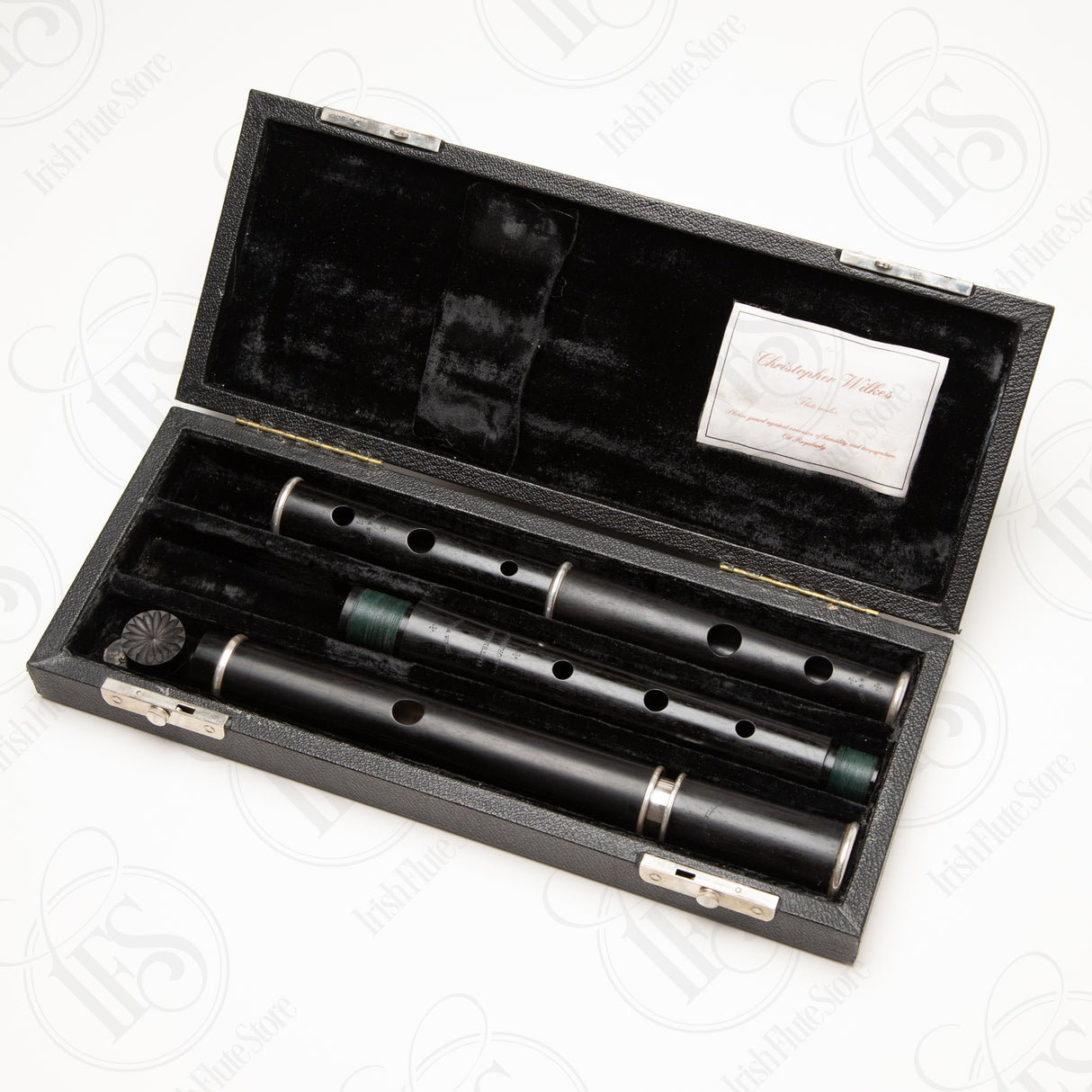 Wilkes Blackwood & Silver Keyless w/C-nat Thumbhole, D