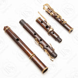 John Gallagher Sonoran Desert Ironwood Large Hole Rudall 9-Key, D