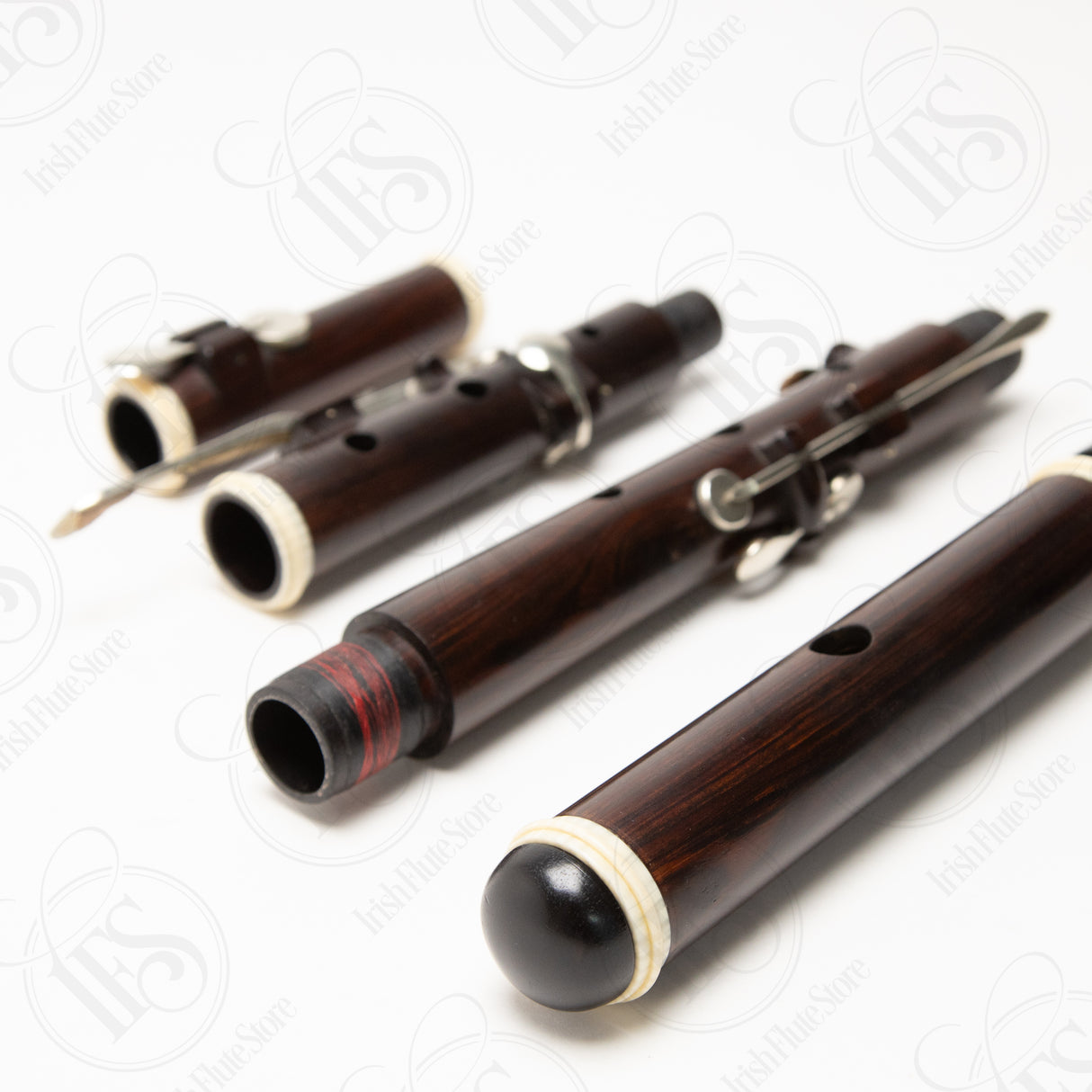 William Hall & Son Cocus & Silver 6-key, D