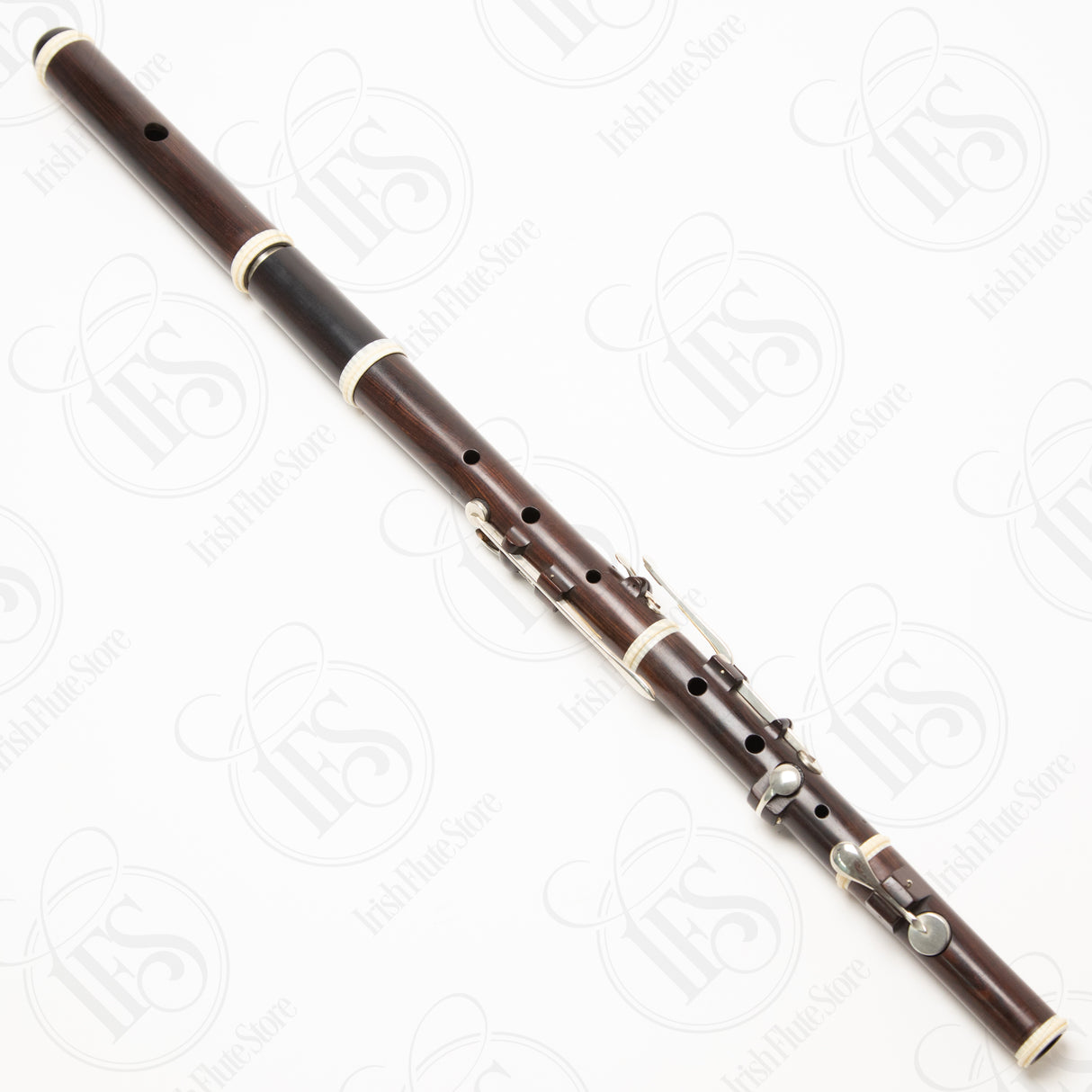 William Hall & Son Cocus & Silver 6-key, D
