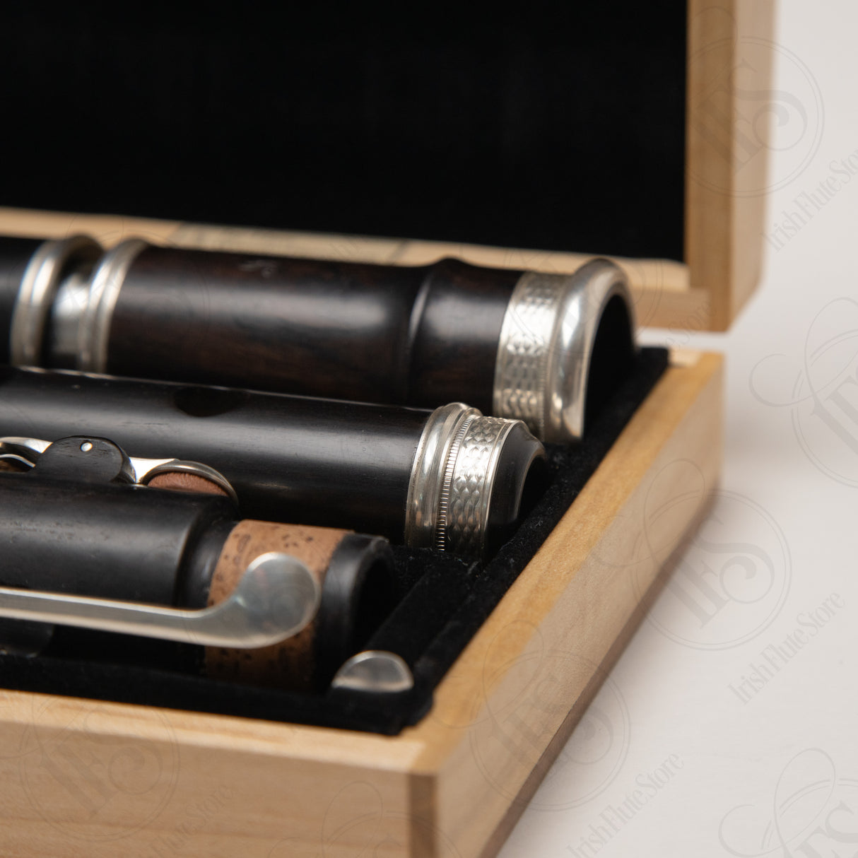 Jay Ham Blackwood & Silver 6-Key Large Hole Rudall, D