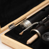 Jay Ham Blackwood & Silver 6-Key Large Hole Rudall, D