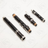 Jay Ham Blackwood & Silver 6-Key Large Hole Rudall, D
