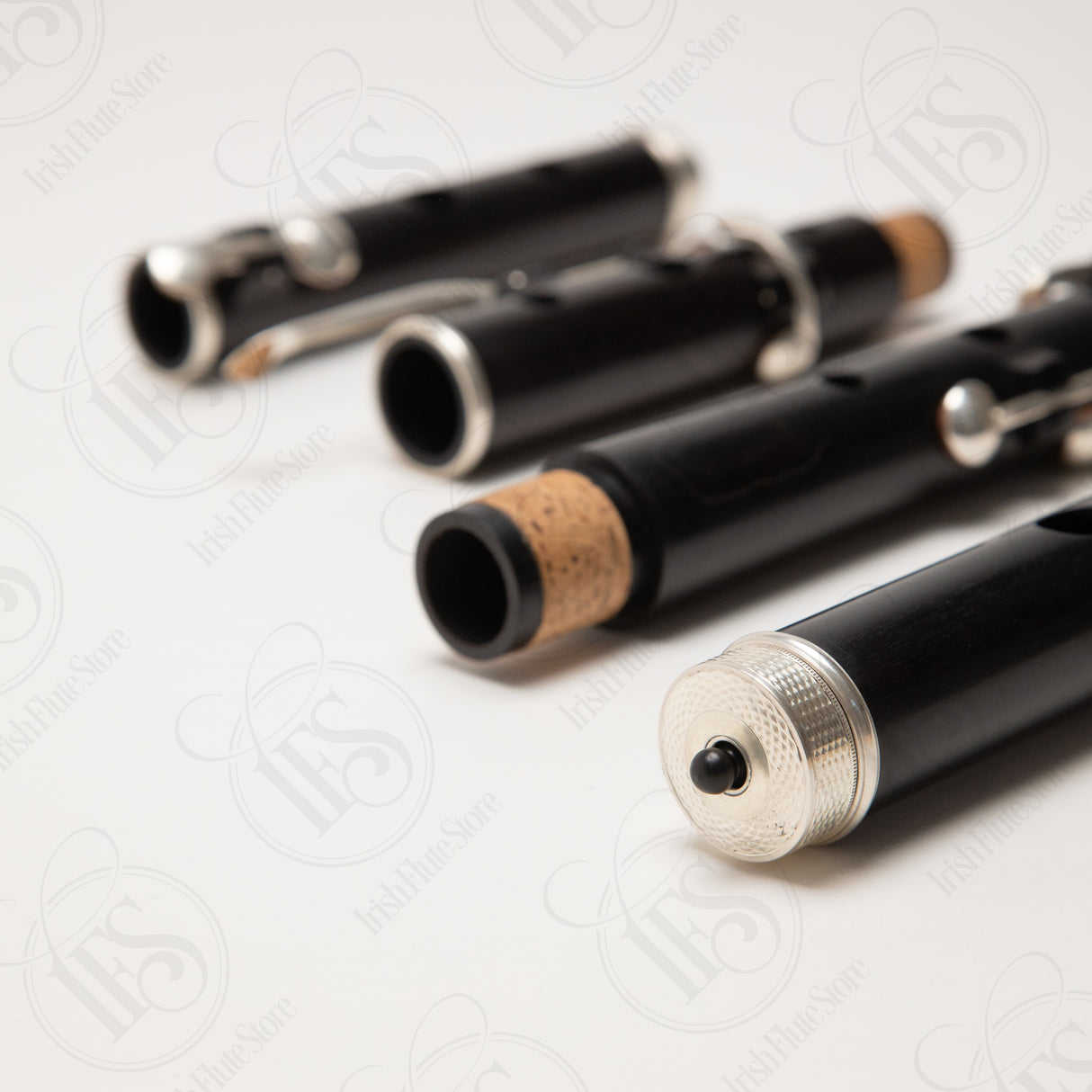 Jay Ham Blackwood & Silver 6-Key Large Hole Rudall, D
