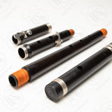 Casey Burns Blackwood and Silver 2-key Low A Flute