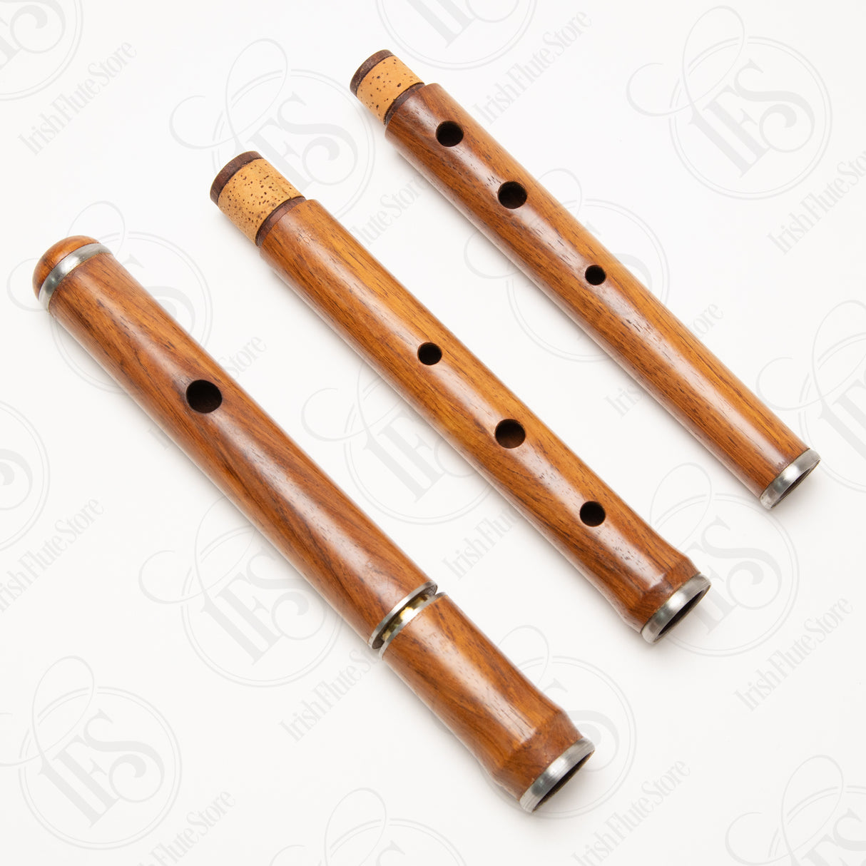 Glenn Schultz Rosewood Keyless Irish Flute, D